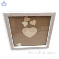 3D MDF Shadow Box Display für Hochzeit